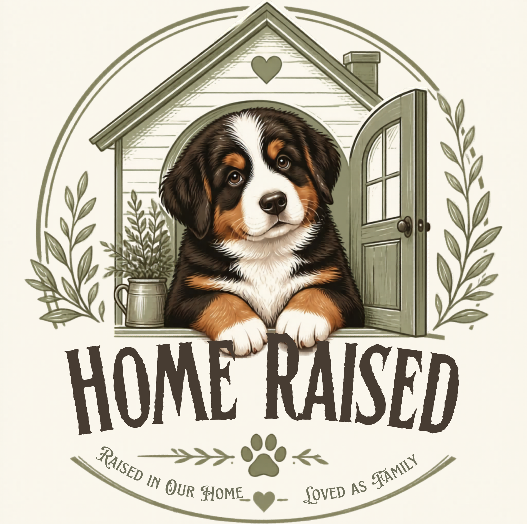Home Raised Bernese mountain